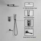 Modern bath shower mixer tap 3 hole installation additional view