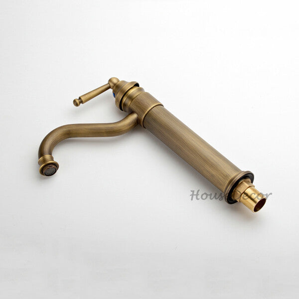 Antique Brass bath shower mixer tap swivel spout additional view