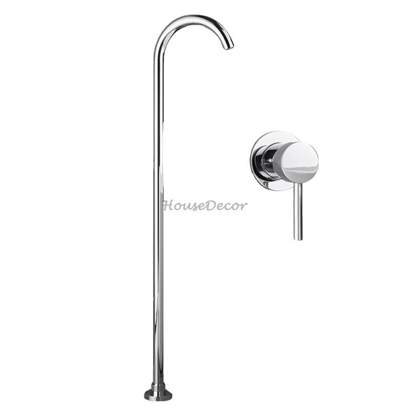 Modern bath shower mixer tap single lever control additional view