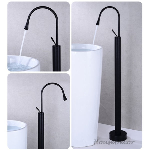 Modern bath shower mixer tap single lever control detail view