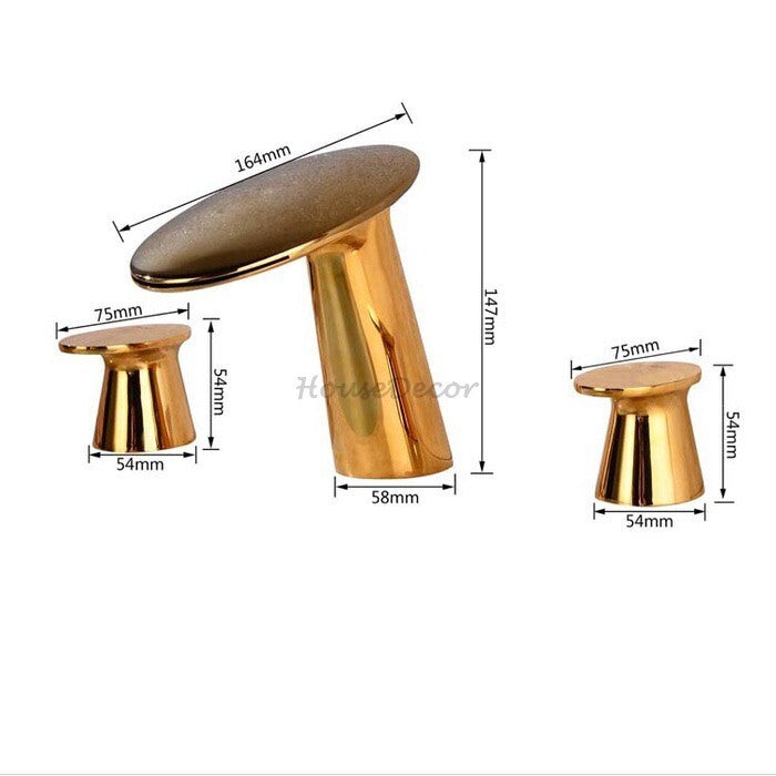 Modern bath shower mixer tap waterfall spout additional view