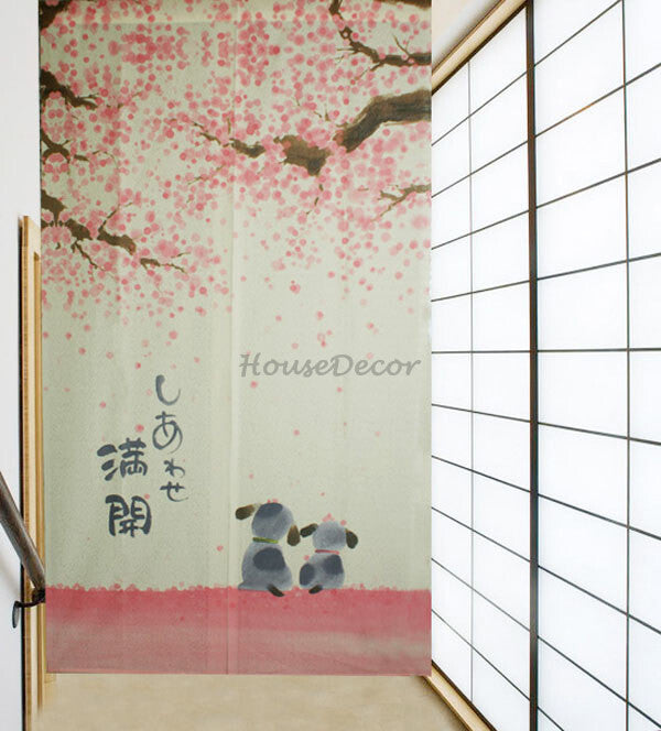 Modern Fabric doorway curtain room divider design main view