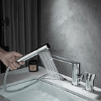 Modern Brass bath shower mixer tap swivel spout additional view