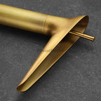 Antique Brass bath shower mixer tap waterfall spout additional view