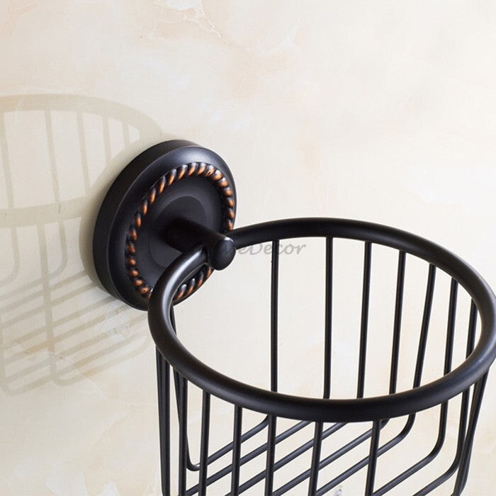 Modern toilet paper holder wall mounted design detail view