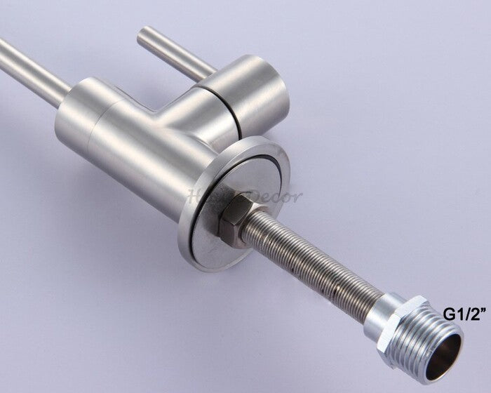 Modern kitchen sink mixer tap detailed product view detail view