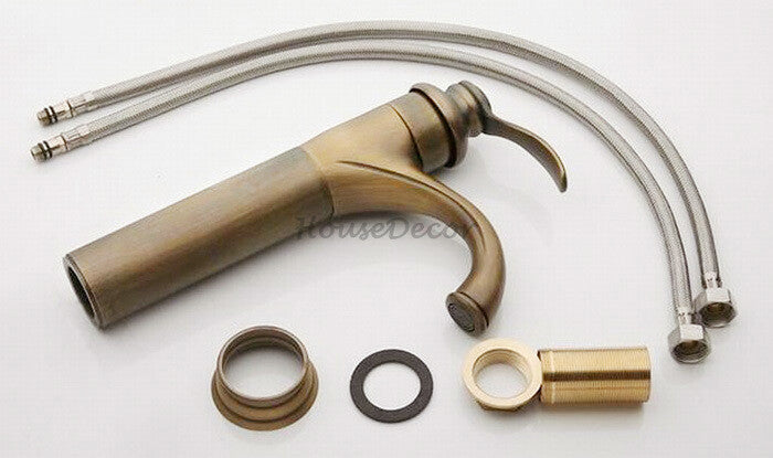 Antique Brass bath shower mixer tap detailed product view detail view
