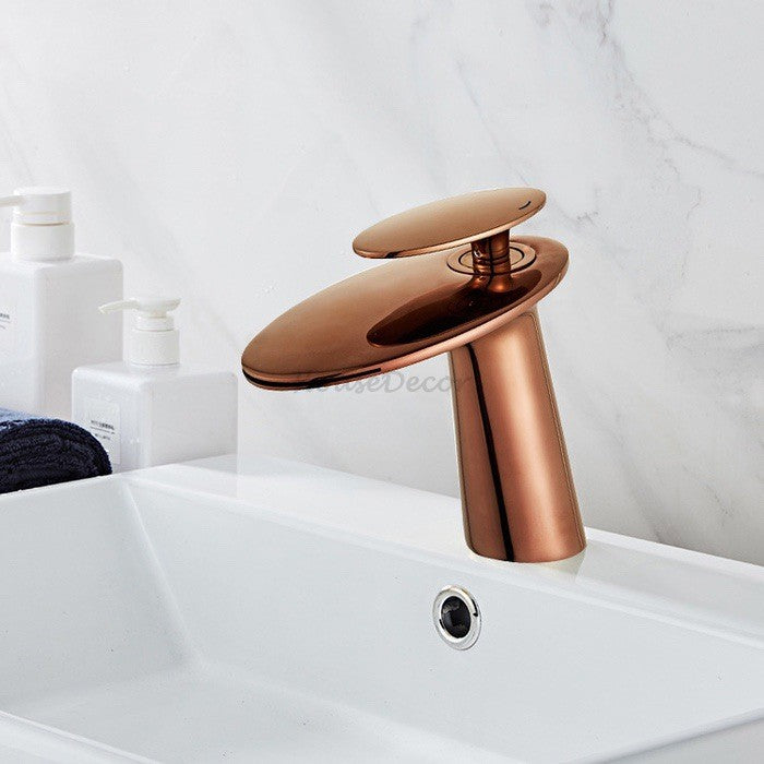 Modern bath shower mixer tap waterfall spout additional view