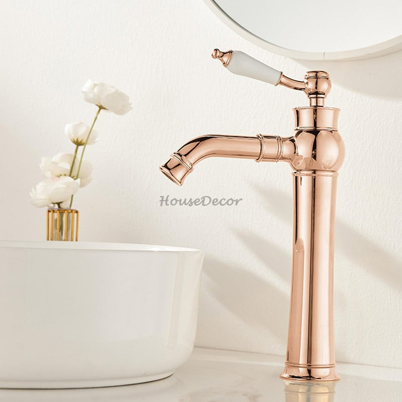 Gold Brass bath shower mixer tap detailed product view additional view
