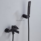 Modern Brass bath shower mixer tap detailed product view detail view