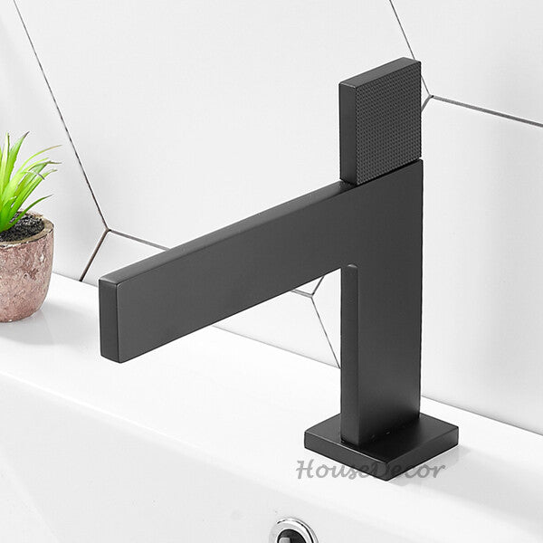Modern bath shower mixer tap waterfall spout detail view