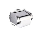 Modern Stainless Steel toilet paper holder detailed product view additional view
