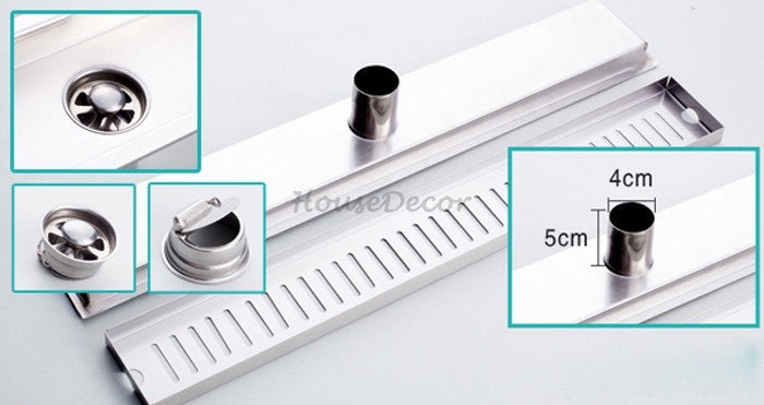 Modern Stainless Steel shower drain detailed product view detail view