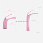 Modern bath shower mixer tap waterfall spout additional view