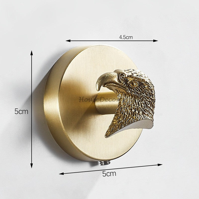 Brass robe hook wall mounted design additional view