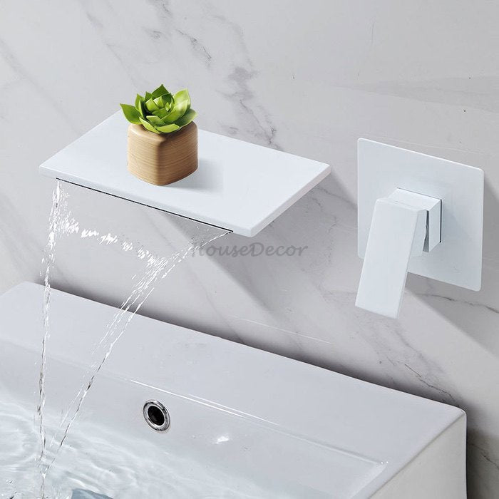 Modern bath shower mixer tap waterfall spout additional view