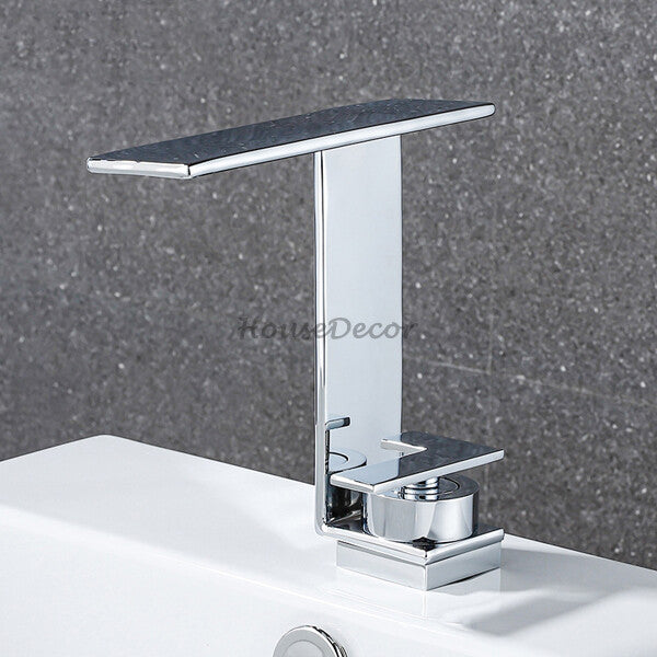 Brass bath shower mixer tap waterfall spout additional view