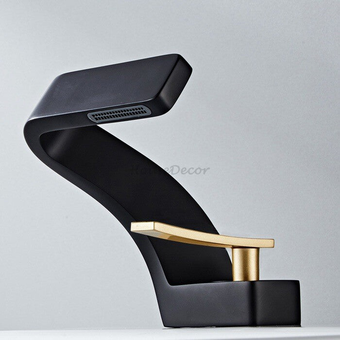 Modern bath shower mixer tap waterfall spout additional view