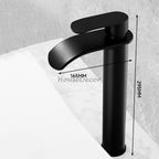 Modern bath shower mixer tap waterfall spout additional view