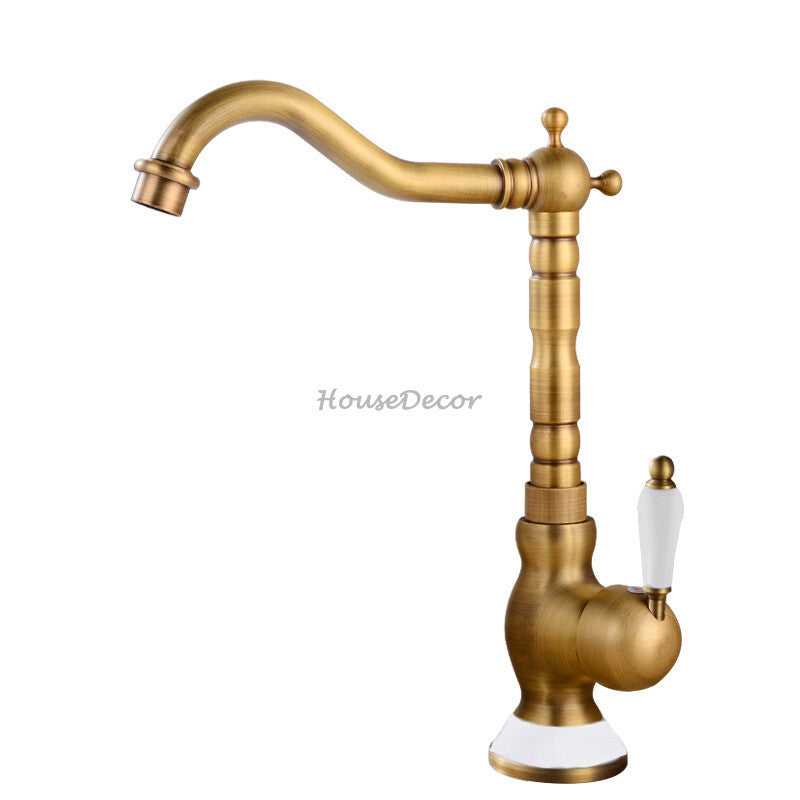 Modern Ceramic bath shower mixer tap swivel spout detail view