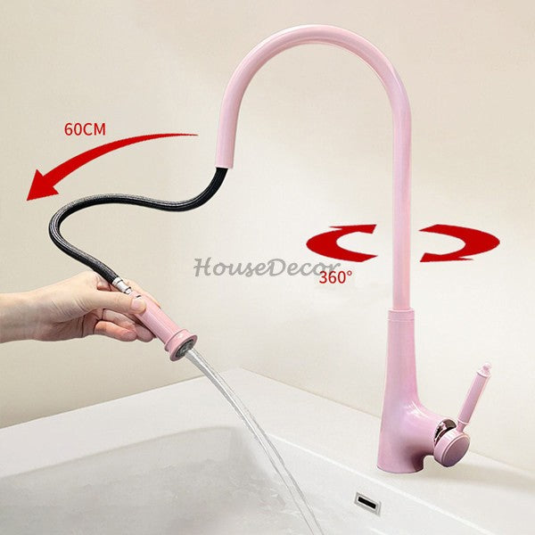 Modern Stainless Steel kitchen sink mixer tap pull out spray additional view