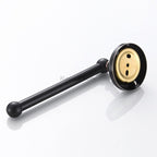 Black Brass toilet paper holder wall mounted design additional view