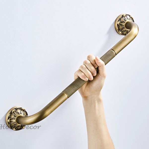 Antique Brass home product safety grip detail view