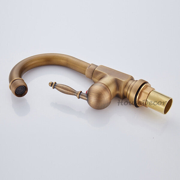 Modern bath shower mixer tap swivel spout detail view