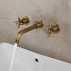 Brass bath shower mixer tap wall mounted design additional view