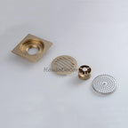 Modern shower drain detailed product view detail view