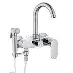 Modern bath shower mixer tap swivel spout main view