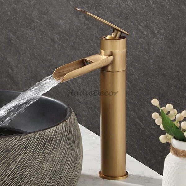 Modern bath shower mixer tap waterfall spout additional view