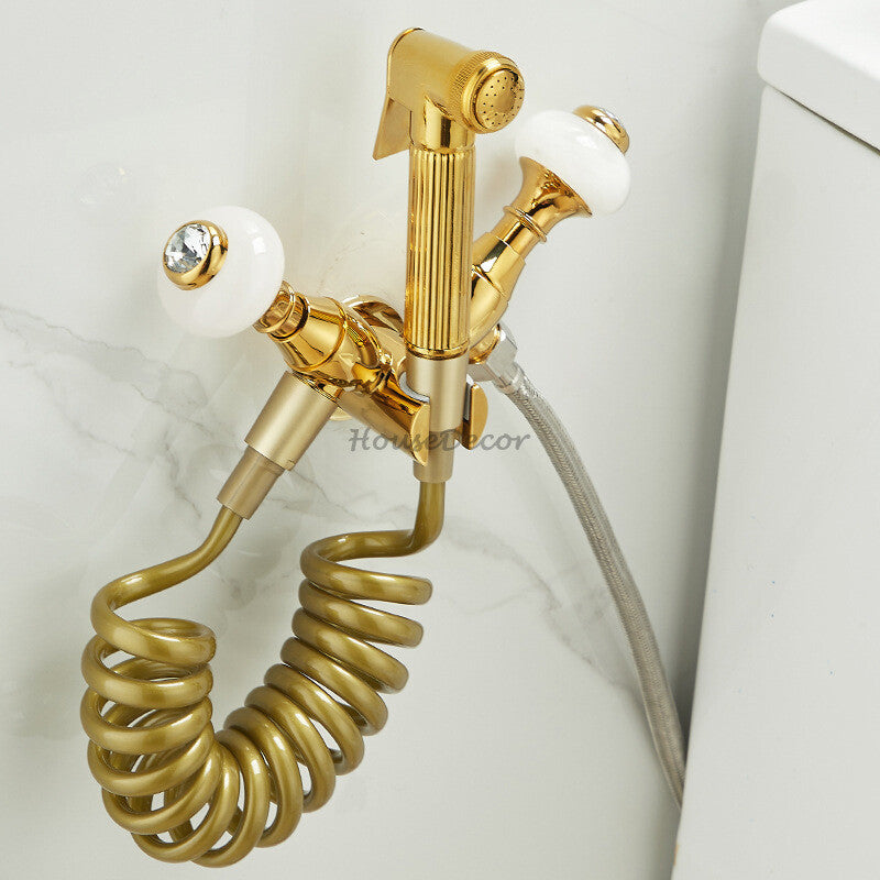 Gold home product handheld shower set additional view