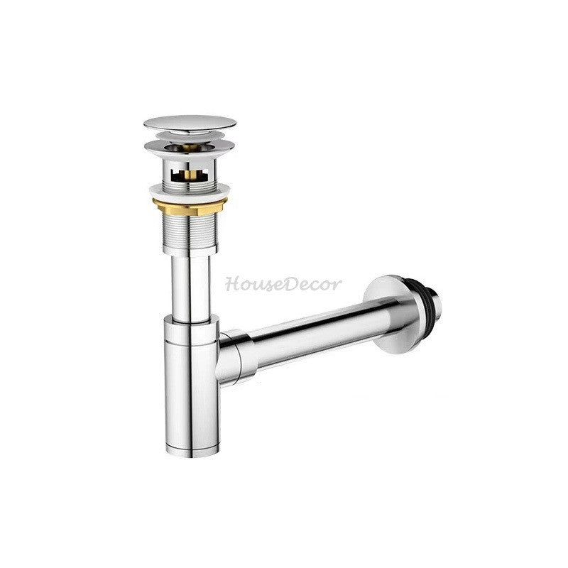 Modern basin bottle trap detailed product view detail view