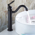 Black Brass bath shower mixer tap swivel spout main view