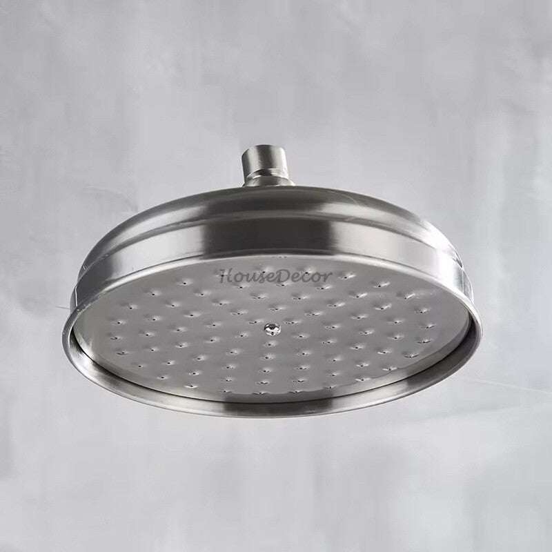 Antique Brass shower head detailed product view additional view