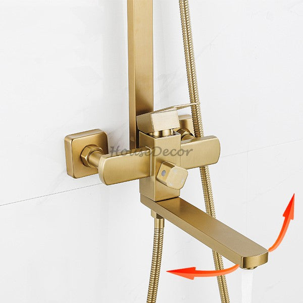 Modern Stainless Steel bath shower mixer tap detailed product view additional view