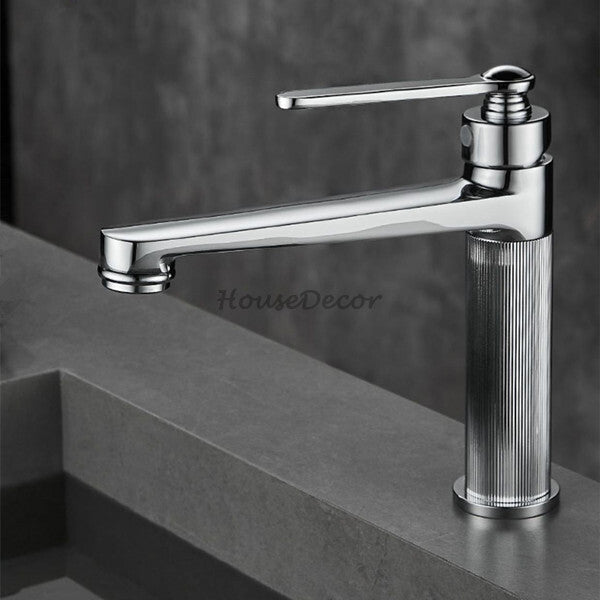 Modern Brass bath shower mixer tap single lever control additional view