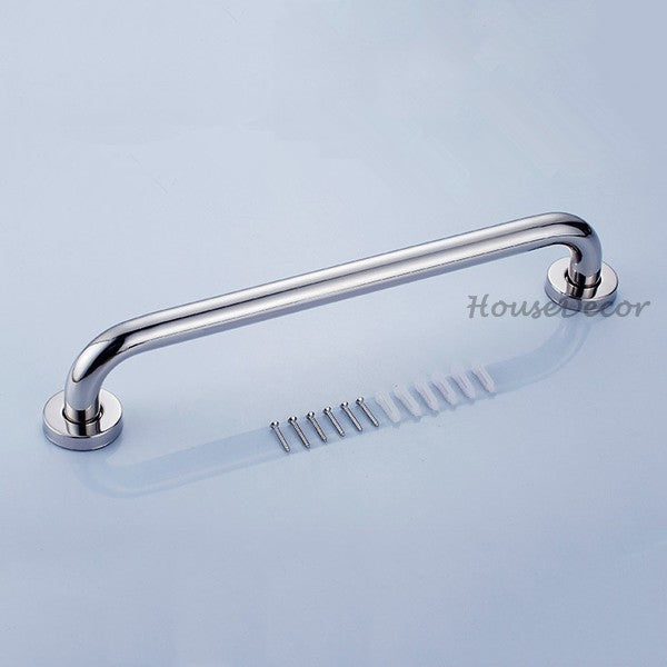 Polished Chrome bathroom grab bar safety grip additional view