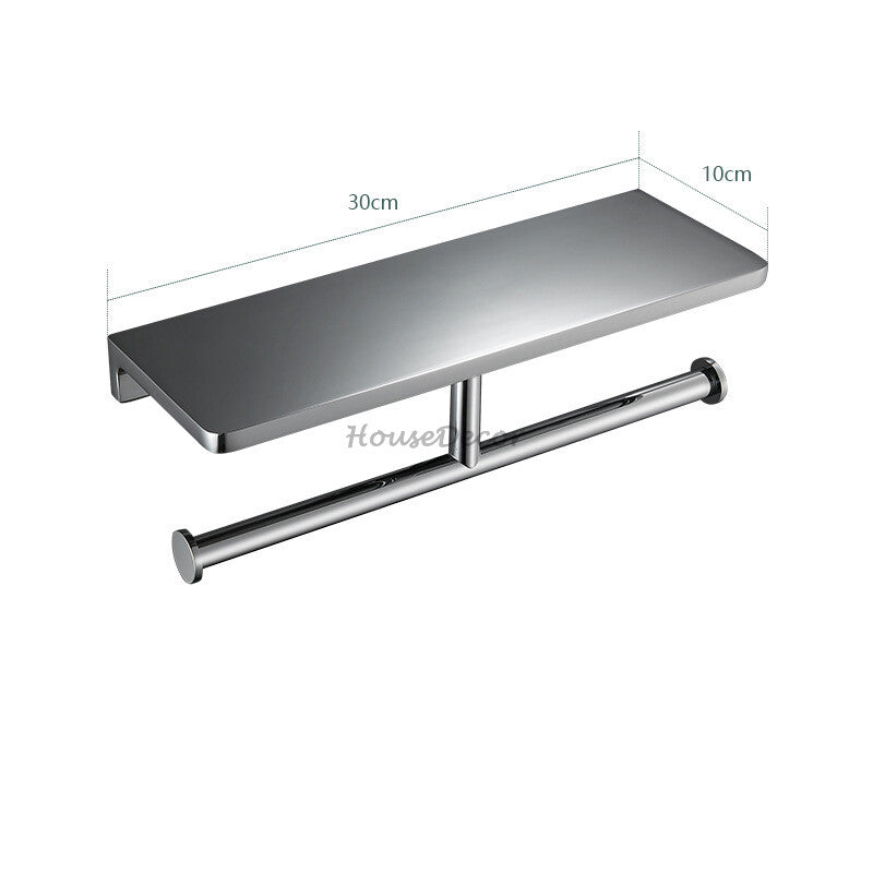 Modern Brass toilet paper holder detailed product view additional view
