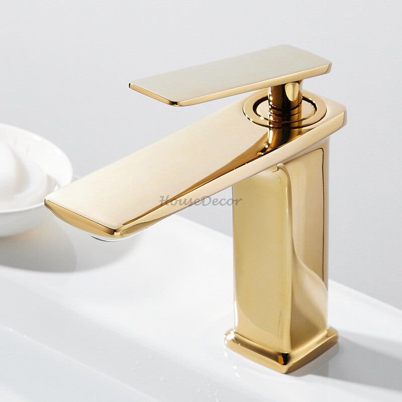 Brass bath shower mixer tap deck mounted design additional view