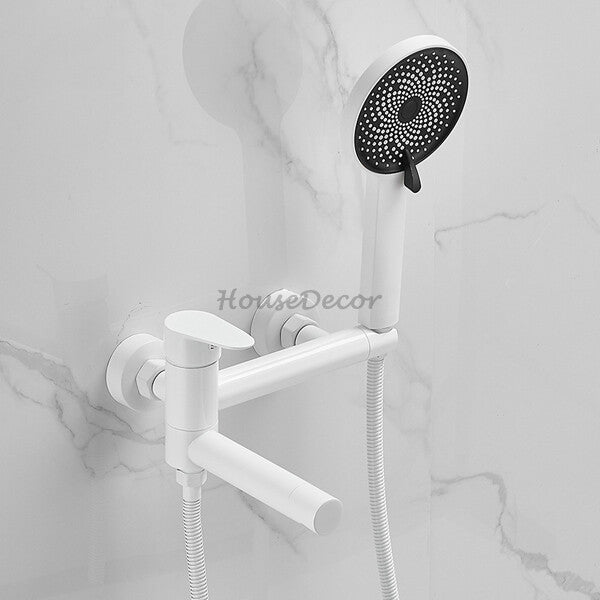 Modern bath shower mixer tap swivel spout additional view