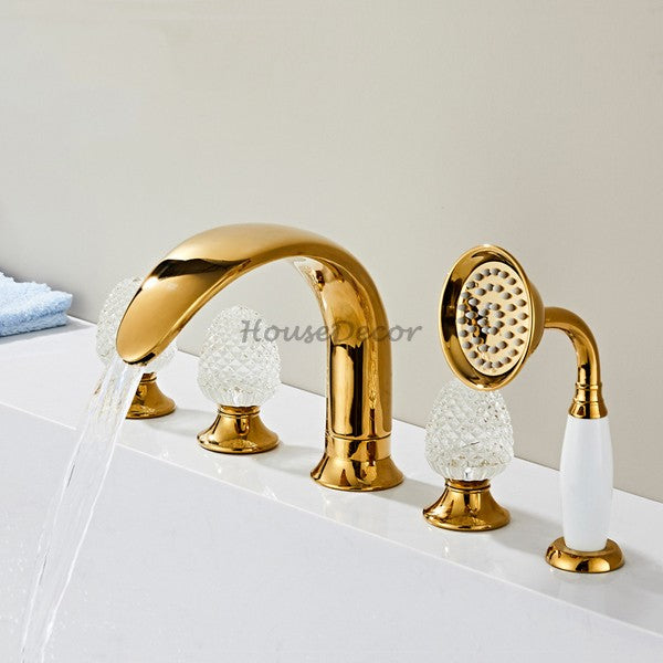 Modern bath shower mixer tap pull out spray additional view