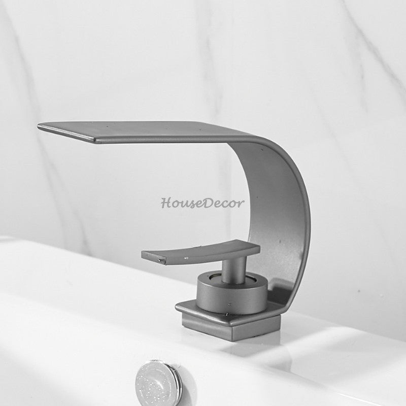 Brass bath shower mixer tap waterfall spout additional view