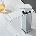 Modern bath shower mixer tap waterfall spout main view