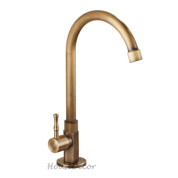 Modern kitchen sink mixer tap swivel spout main view