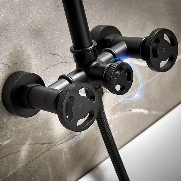 Modern bath shower mixer tap handheld shower set additional view