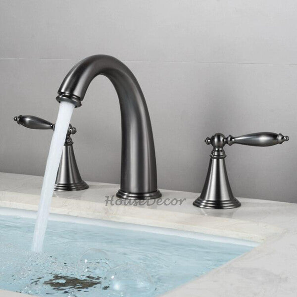 Modern bath shower mixer tap 3 hole installation additional view