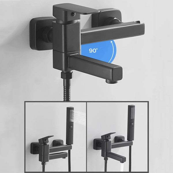 Modern bath shower mixer tap wall mounted design additional view
