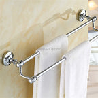 Modern towel rack wall mounted design detail view